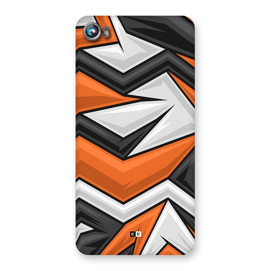 Abstract Comic Back Case for Canvas Fire 4 (A107)
