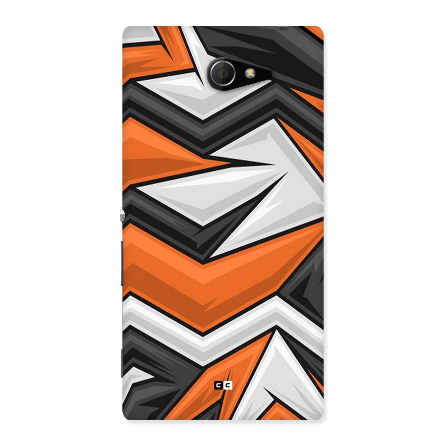 Abstract Comic Back Case for Xperia M2