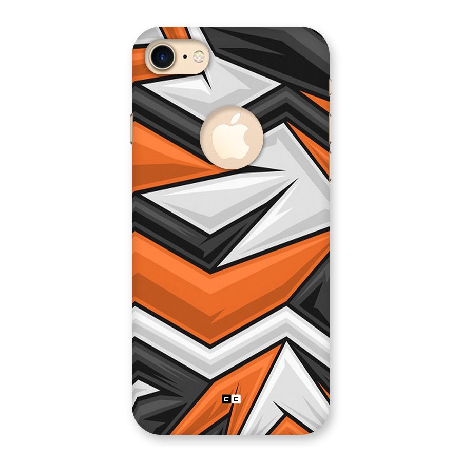 Abstract Comic Back Case for iPhone 7 Logo Cut