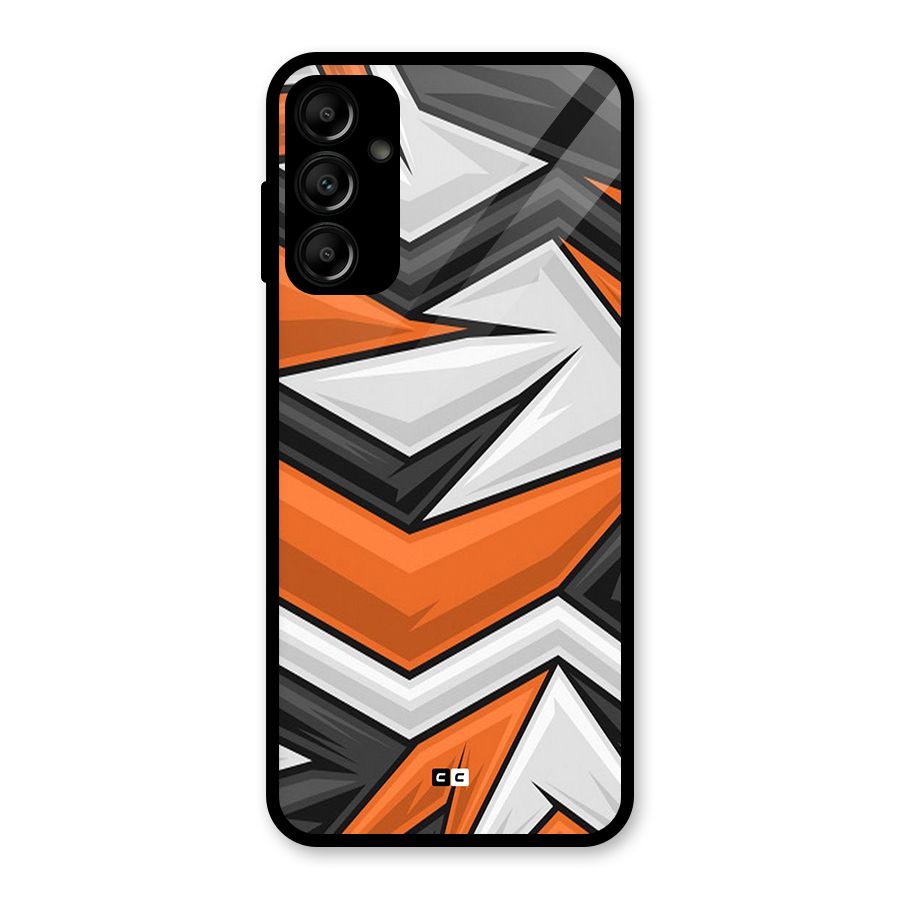 Abstract Comic Glass Back Case for Galaxy A14 5G