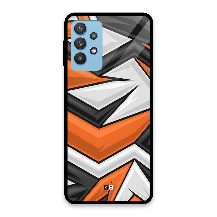 Abstract Comic Glass Back Case for Galaxy M32 5G