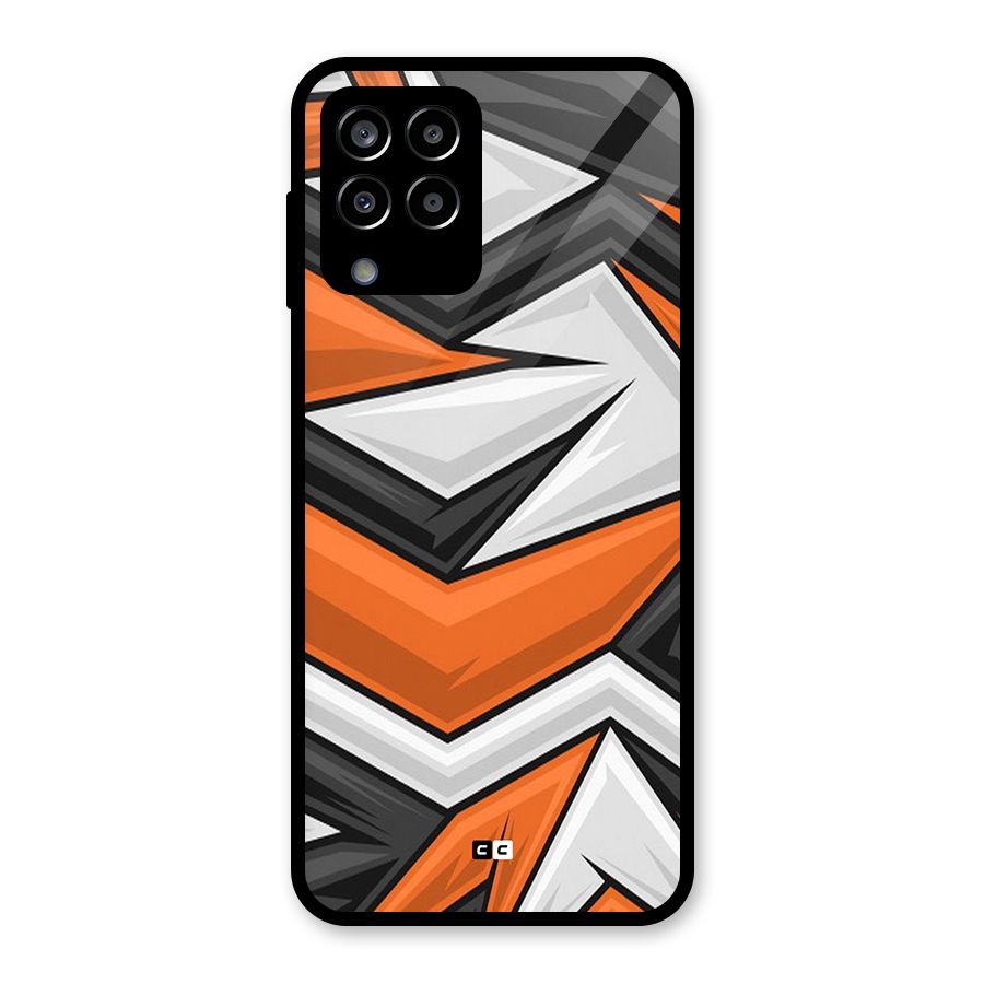 Abstract Comic Glass Back Case for Galaxy M33