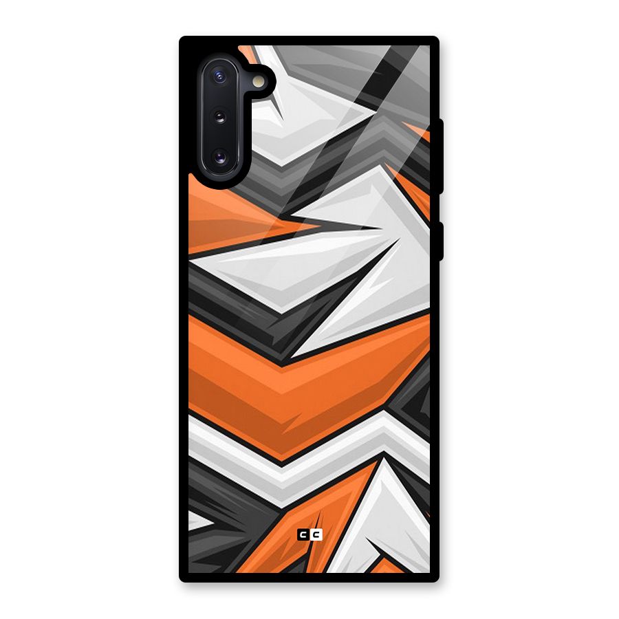 Abstract Comic Glass Back Case for Galaxy Note 10