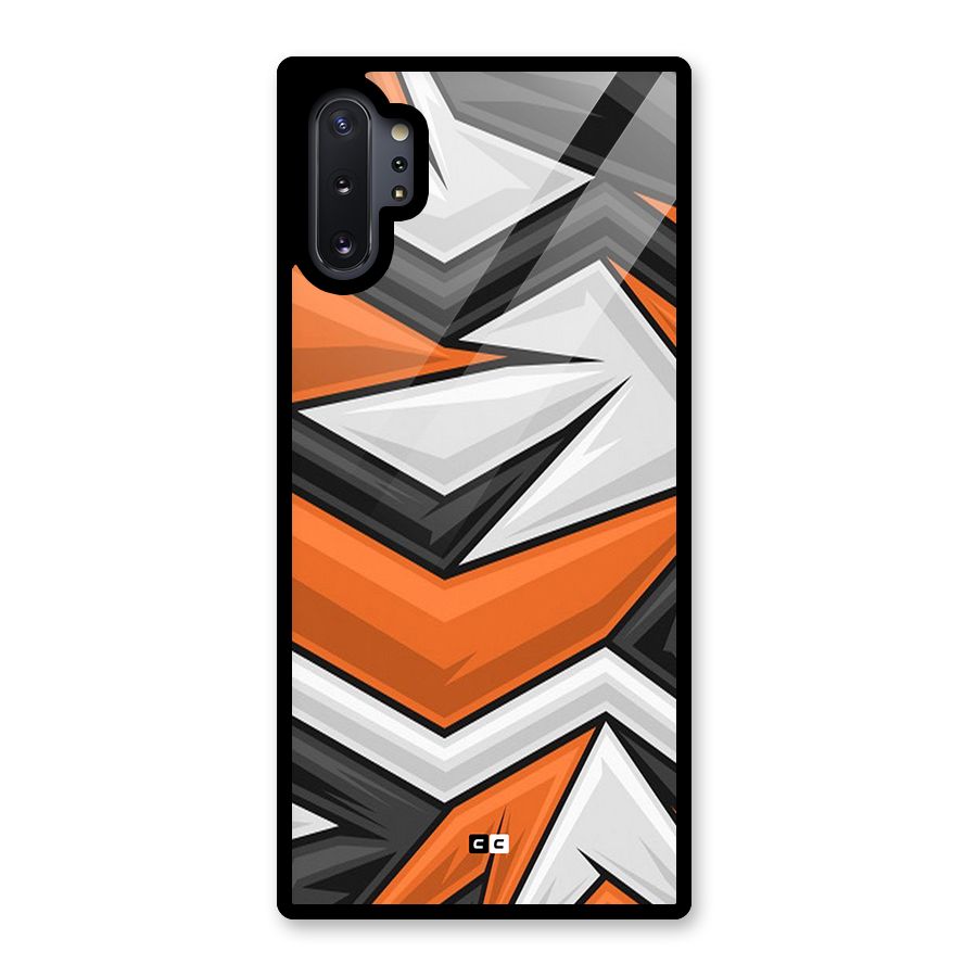 Abstract Comic Glass Back Case for Galaxy Note 10 Plus