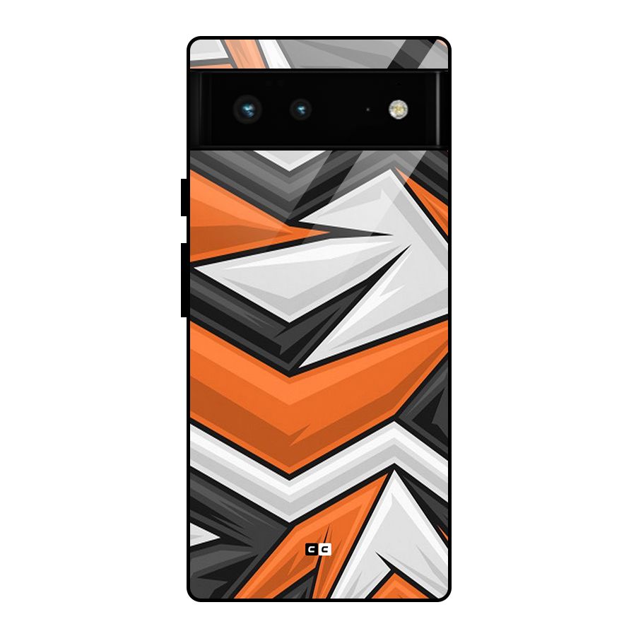 Abstract Comic Glass Back Case for Google Pixel 6