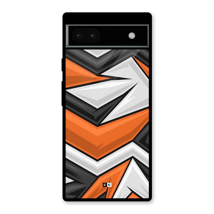 Abstract Comic Glass Back Case for Google Pixel 6a