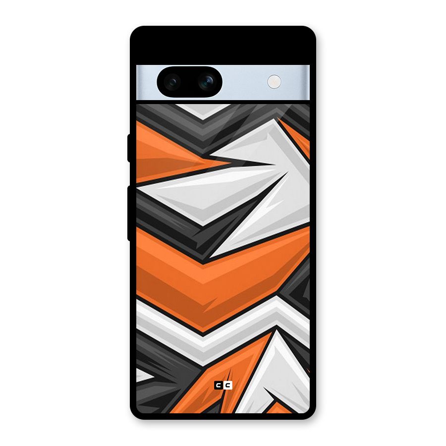 Abstract Comic Glass Back Case for Google Pixel 7a