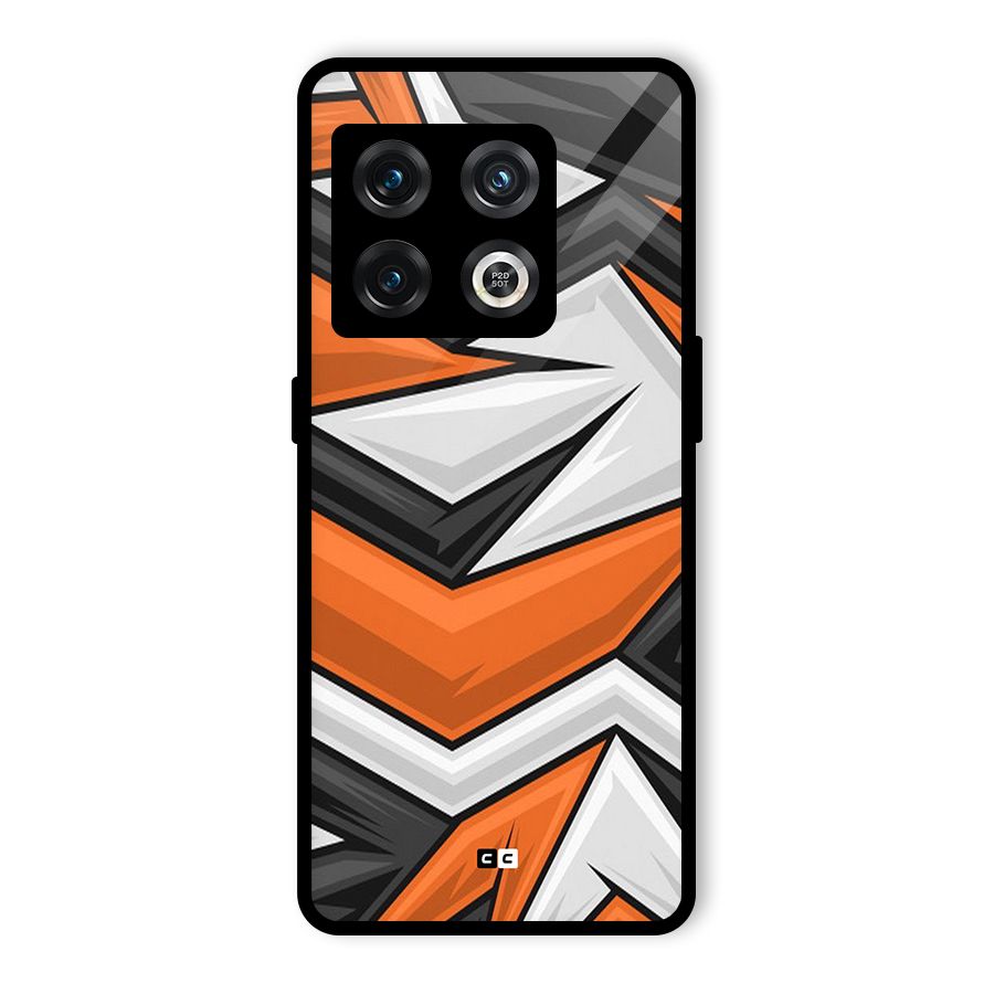 Abstract Comic Glass Back Case for OnePlus 10 Pro 5G