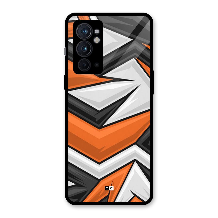 Abstract Comic Glass Back Case for OnePlus 9RT 5G