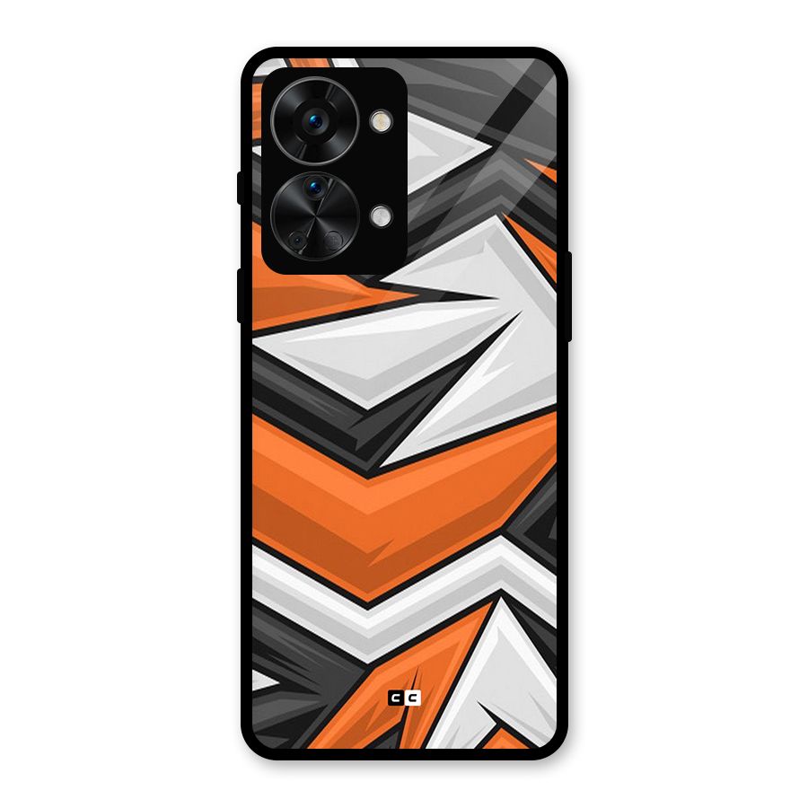 Abstract Comic Glass Back Case for OnePlus Nord 2T