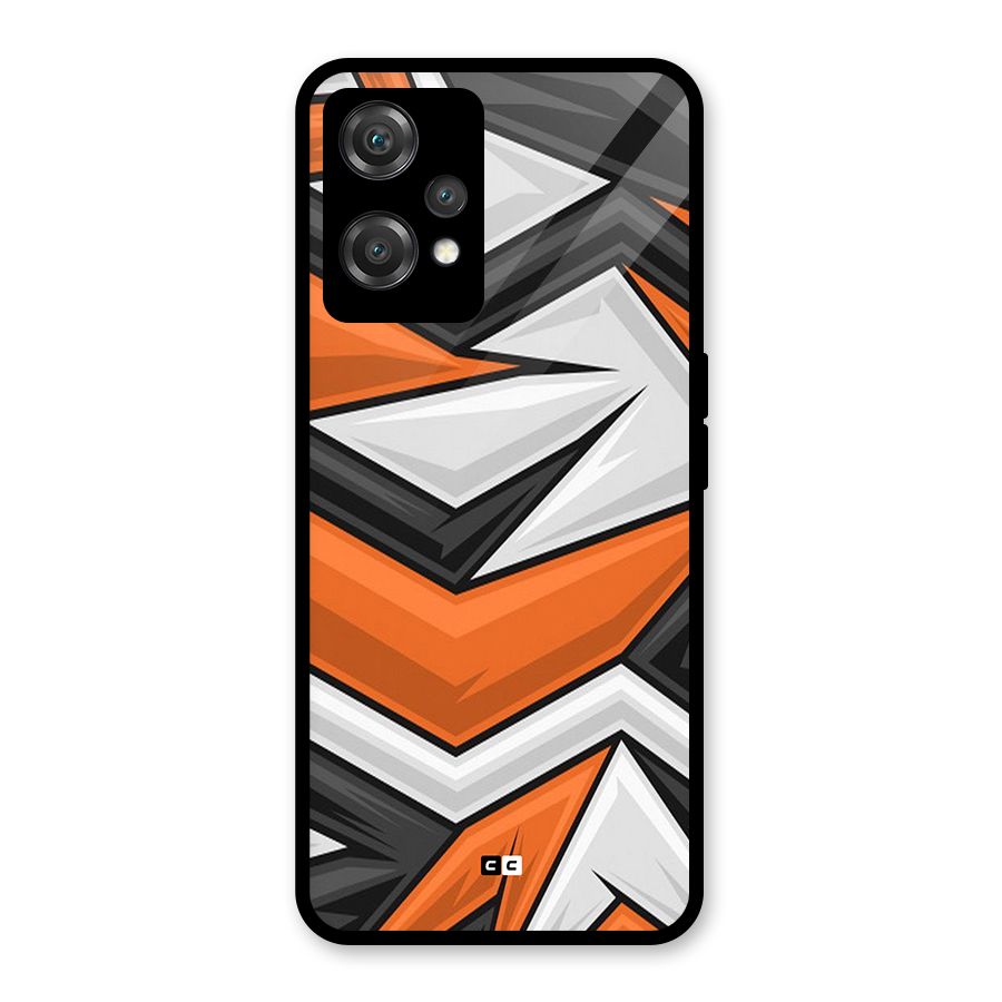 Abstract Comic Glass Back Case for OnePlus Nord CE 2 Lite 5G