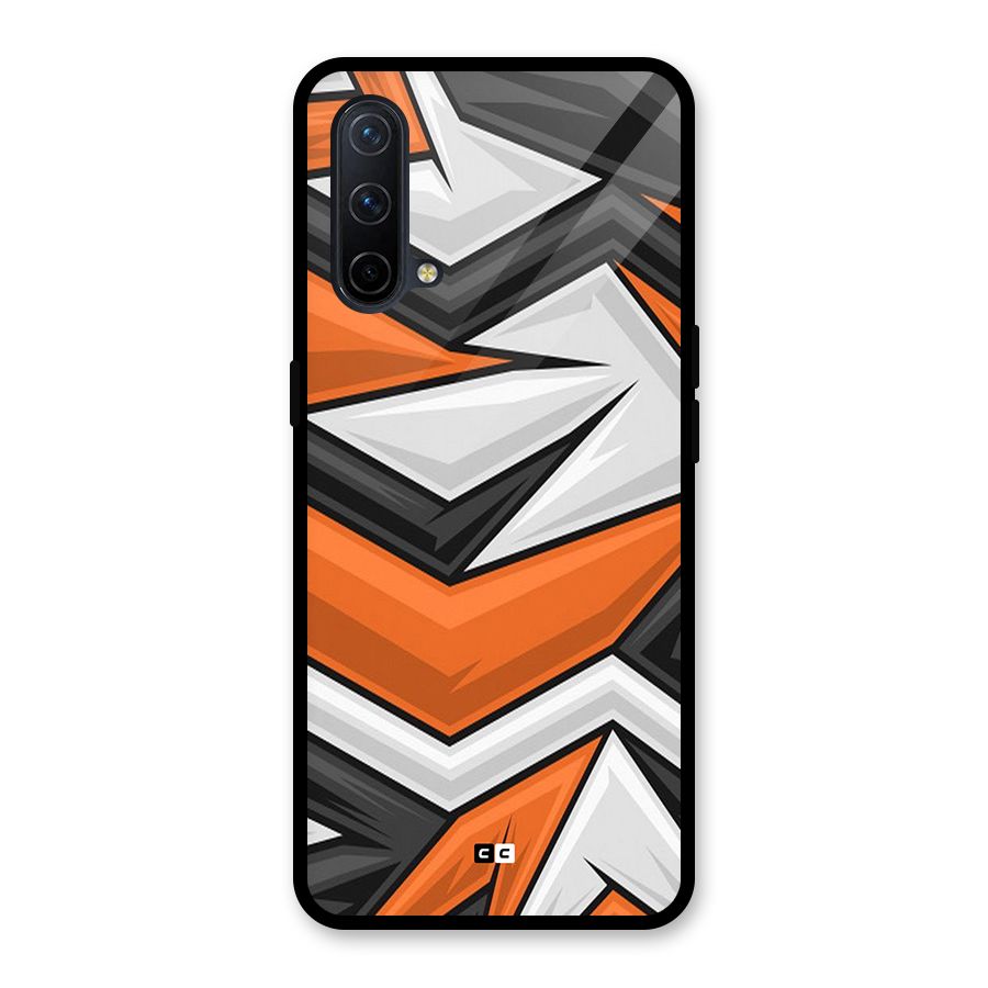 Abstract Comic Glass Back Case for OnePlus Nord CE 5G