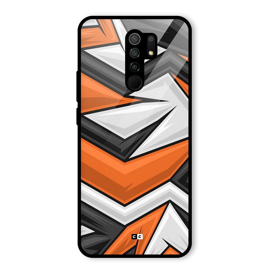 Abstract Comic Glass Back Case for Poco M2