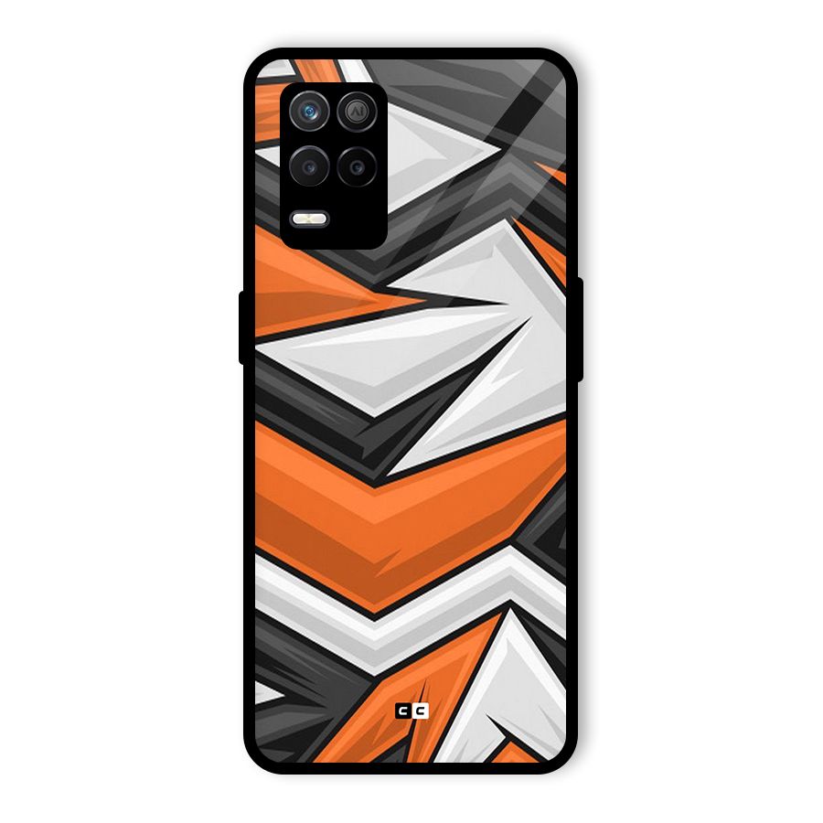 Abstract Comic Glass Back Case for Realme 8 5G