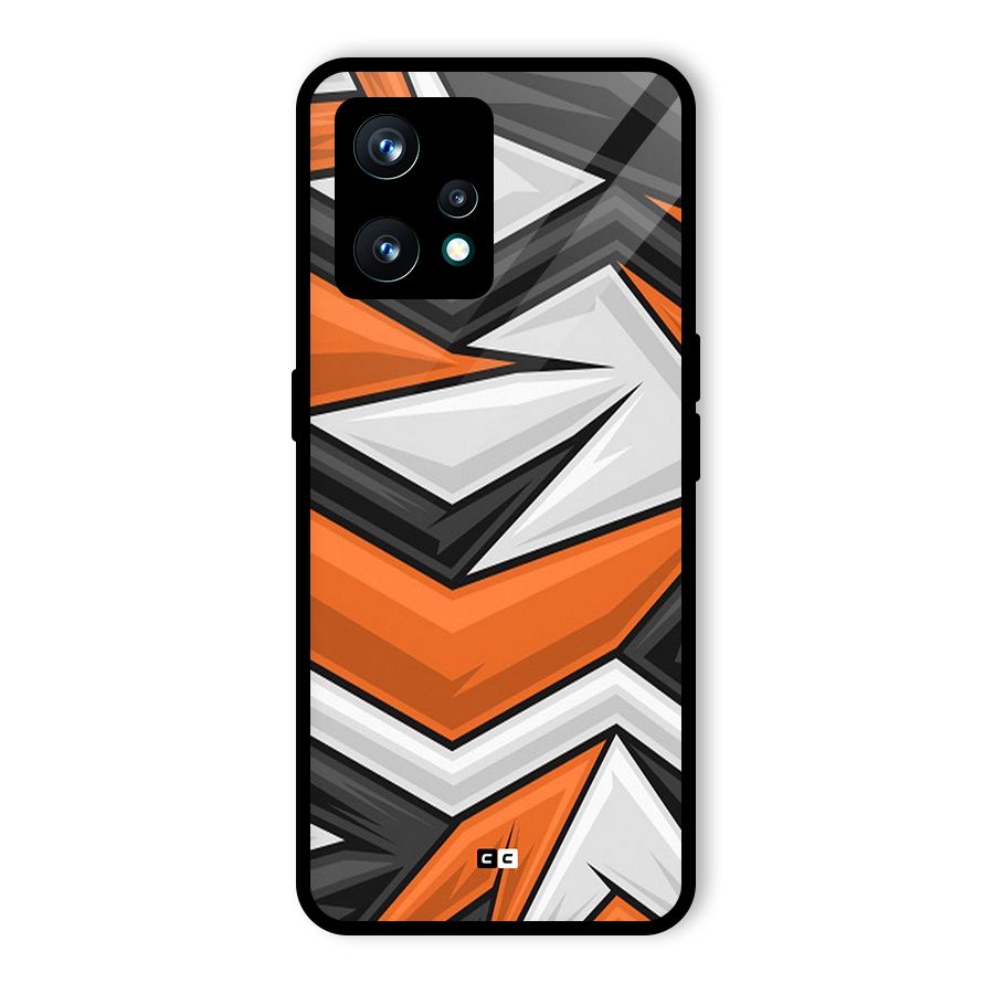 Abstract Comic Glass Back Case for Realme 9 Pro Plus 5G