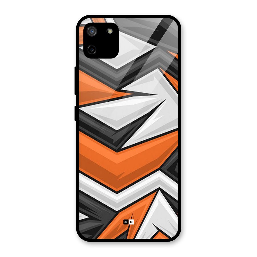 Abstract Comic Glass Back Case for Realme C11