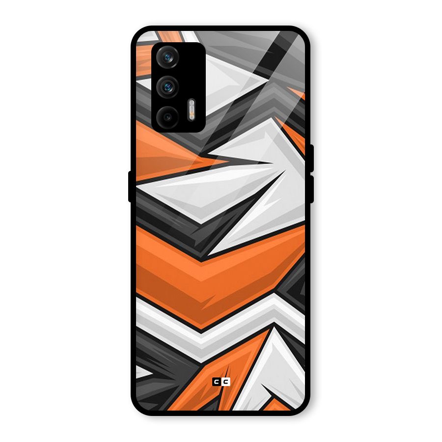 Abstract Comic Glass Back Case for Realme GT 5G