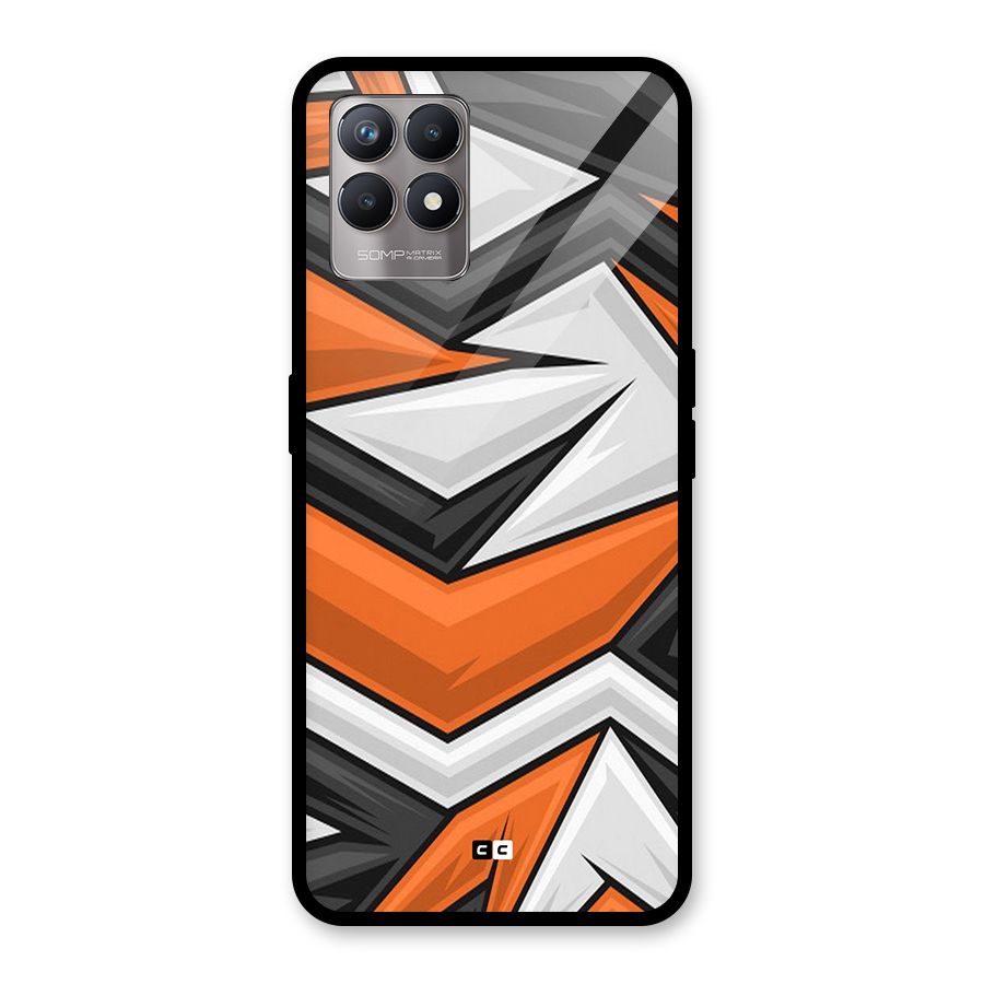 Abstract Comic Glass Back Case for Realme Narzo 50