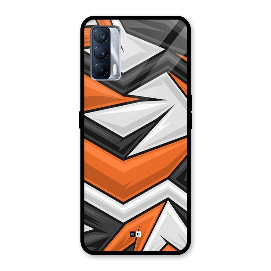 Abstract Comic Glass Back Case for Realme X7