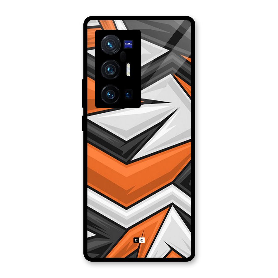 Abstract Comic Glass Back Case for Vivo X70 Pro Plus
