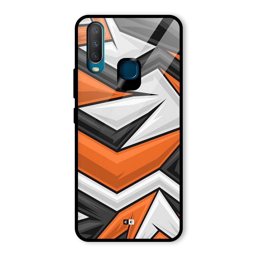 Abstract Comic Glass Back Case for Vivo Y15