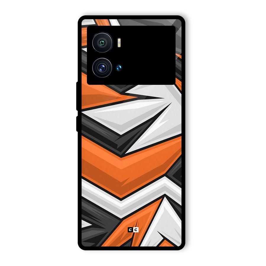 Abstract Comic Glass Back Case for Vivo iQOO 9 Pro