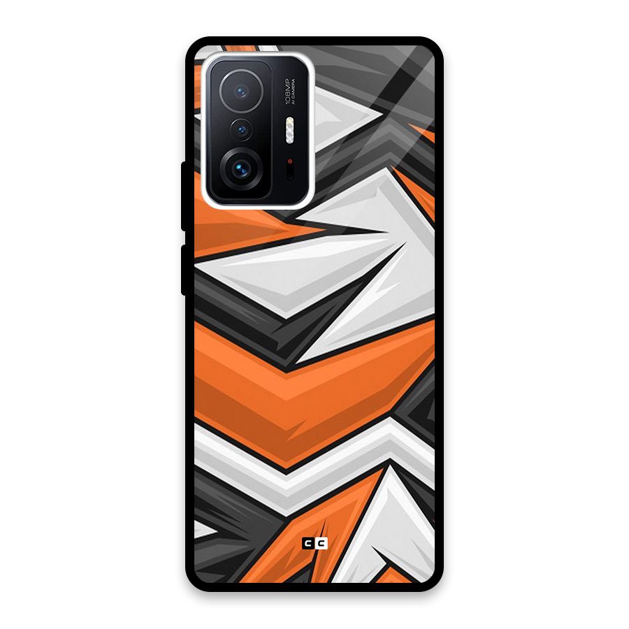 Abstract Comic Glass Back Case for Xiaomi 11T Pro