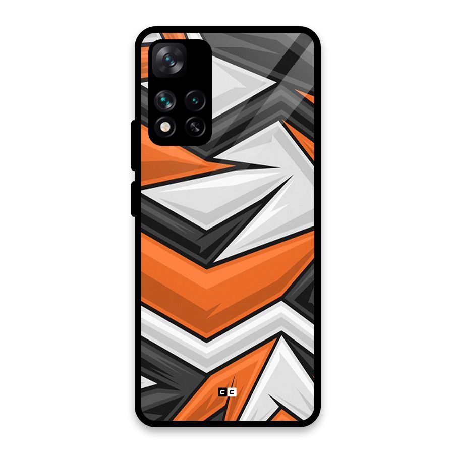 Abstract Comic Glass Back Case for Xiaomi 11i 5G