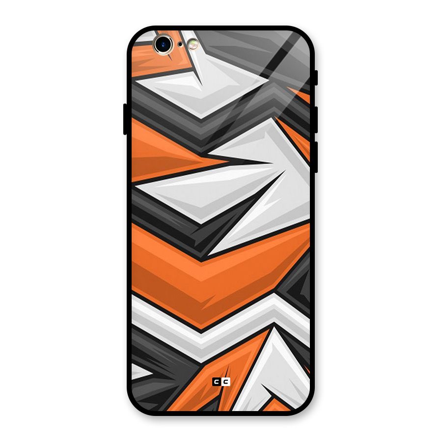 Abstract Comic Glass Back Case for iPhone 6 6S