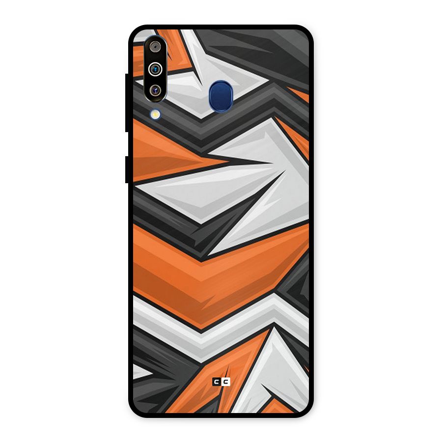 Abstract Comic Metal Back Case for Galaxy M30