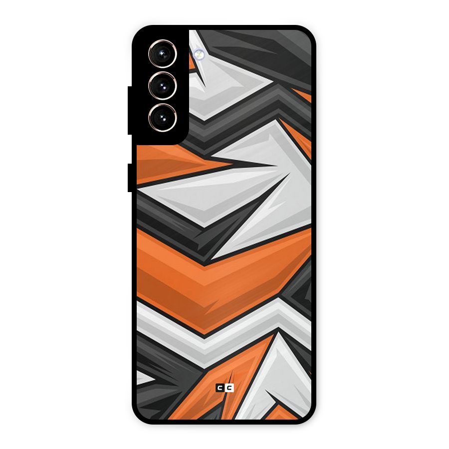 Abstract Comic Metal Back Case for Galaxy S21 Plus