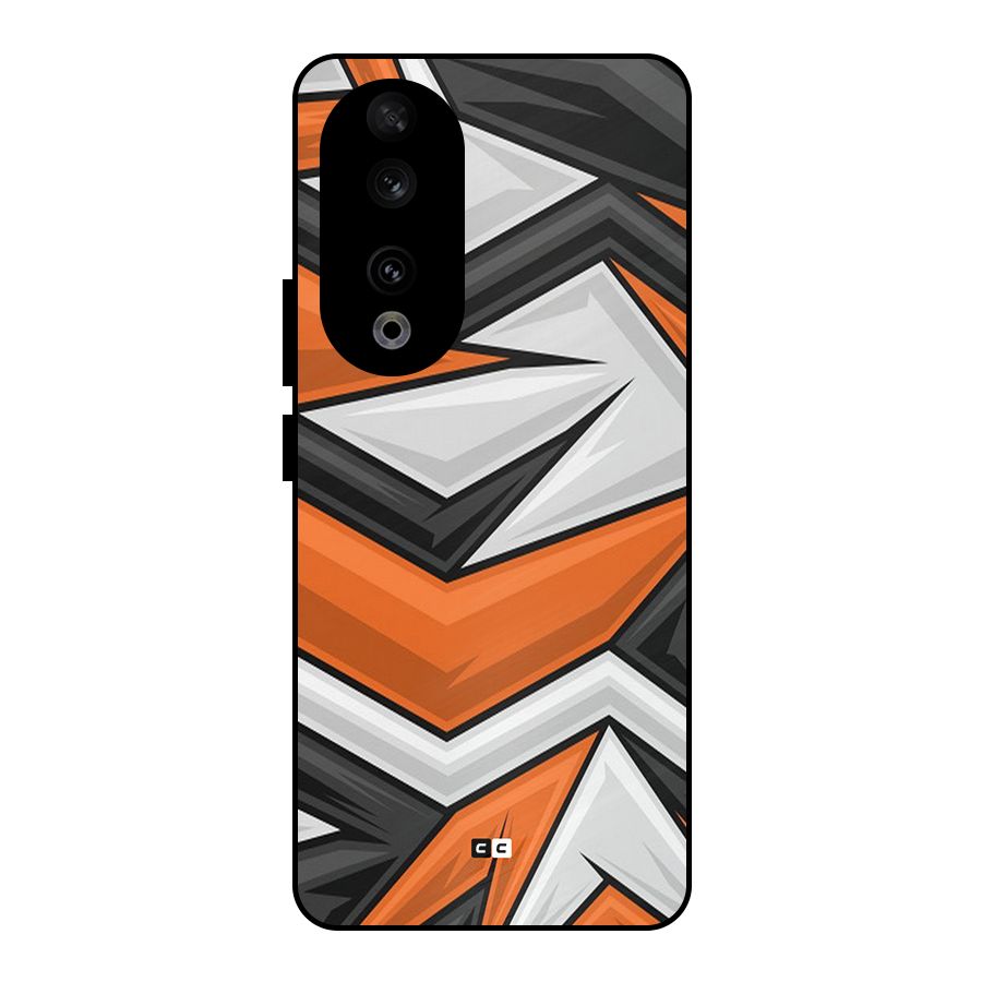 Abstract Comic Metal Back Case for Honor 90