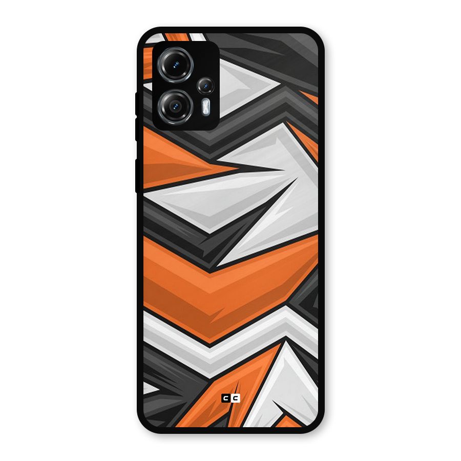 Abstract Comic Metal Back Case for Moto G13