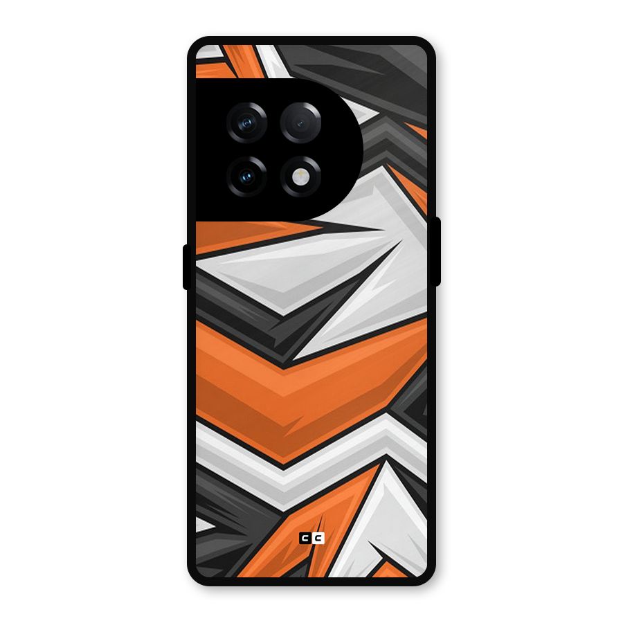 Abstract Comic Metal Back Case for OnePlus 11R