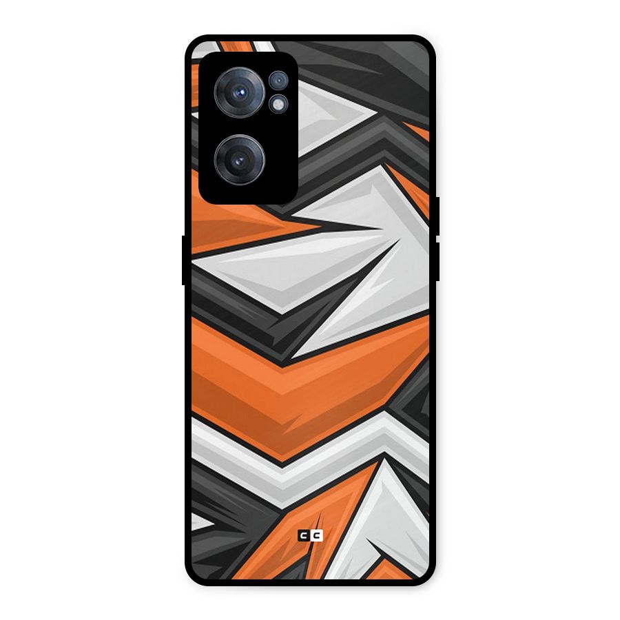 Abstract Comic Metal Back Case for OnePlus Nord CE 2 5G