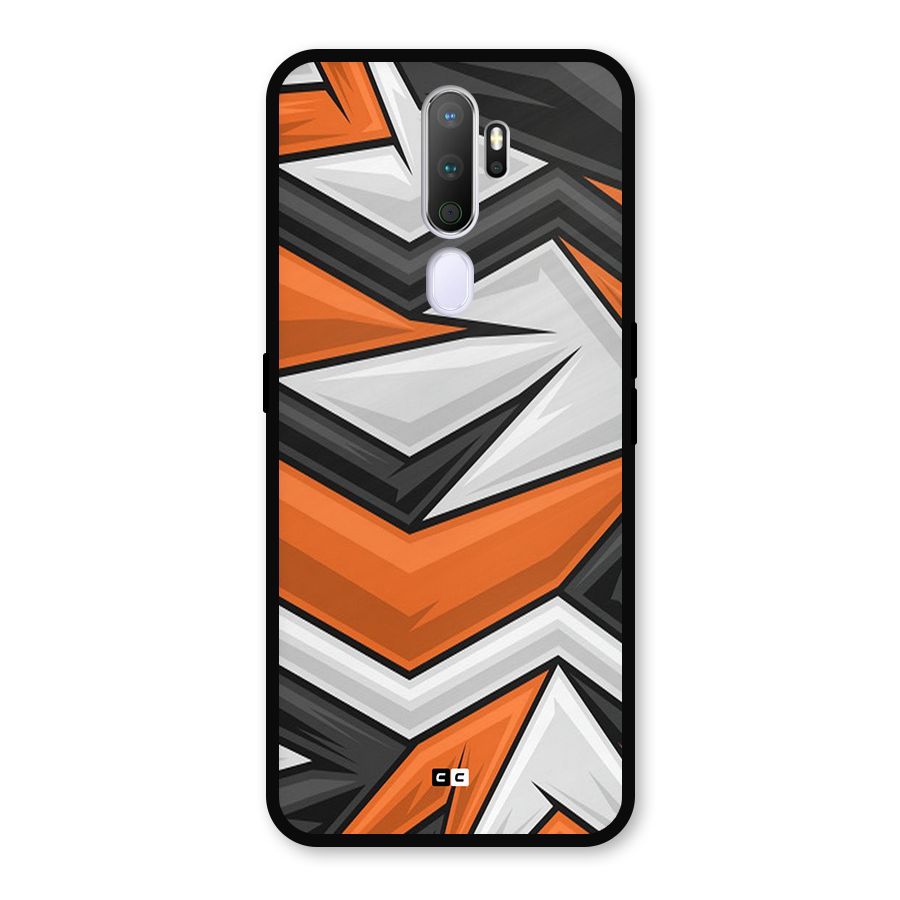 Abstract Comic Metal Back Case for Oppo A5 (2020)