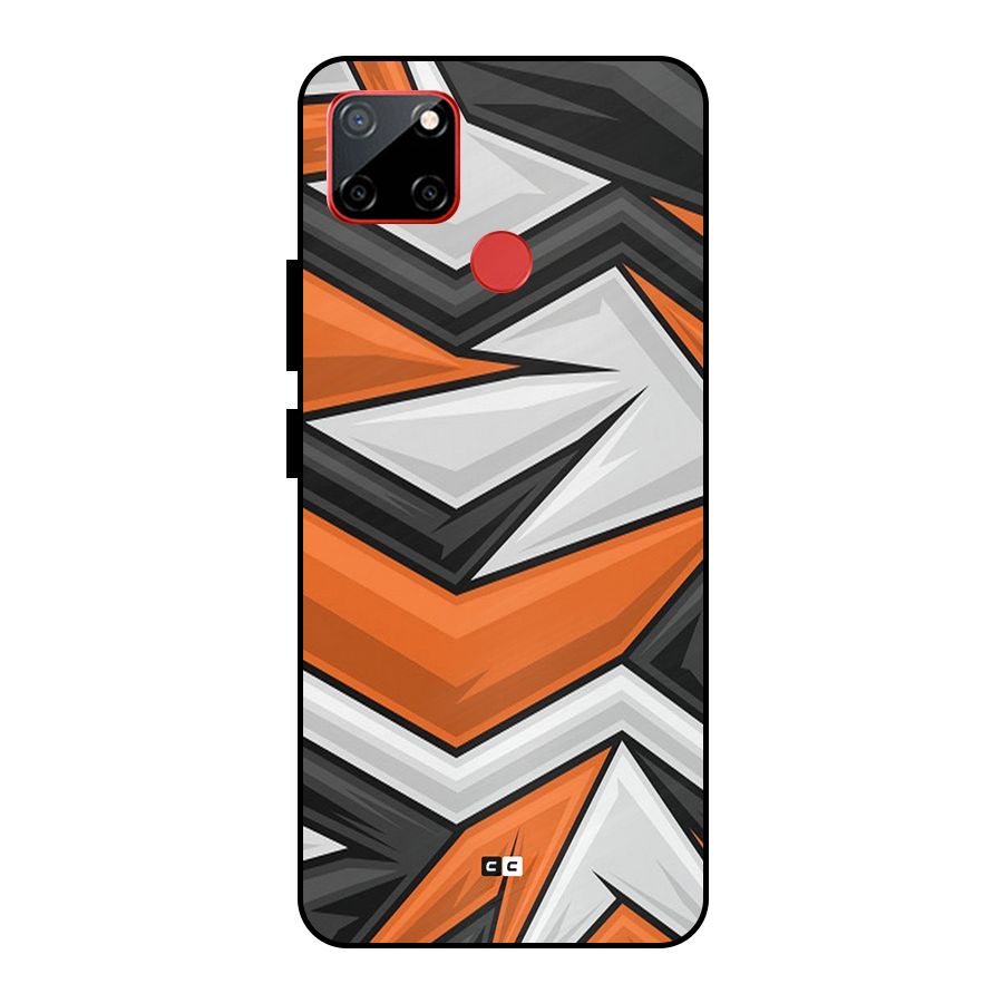 Abstract Comic Metal Back Case for Realme C12