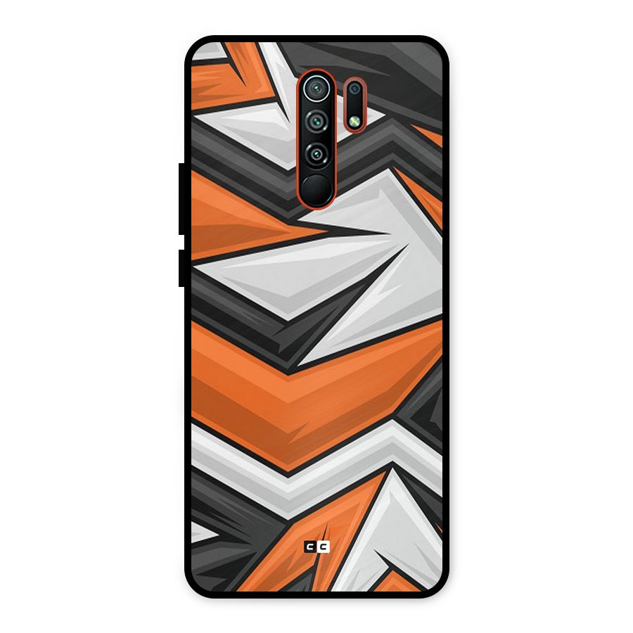 Abstract Comic Metal Back Case for Redmi 9 Prime