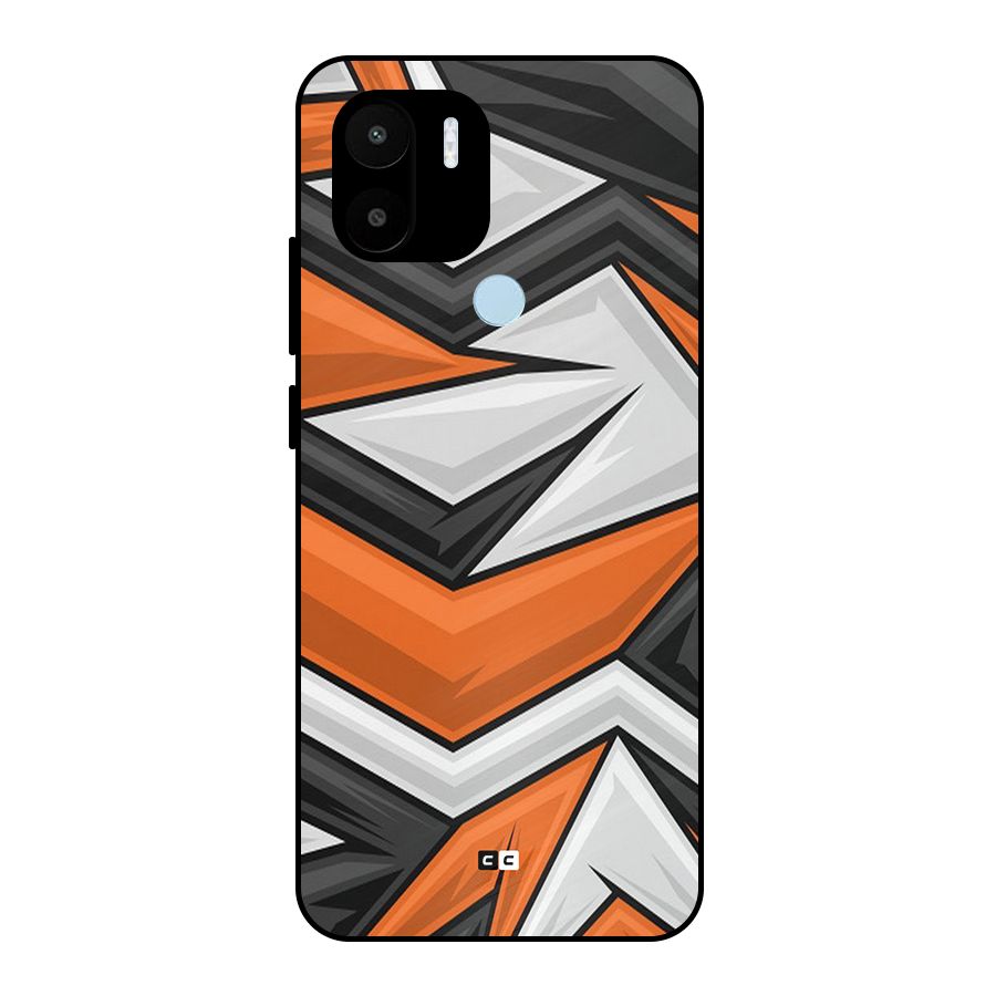 Abstract Comic Metal Back Case for Redmi A2 Plus