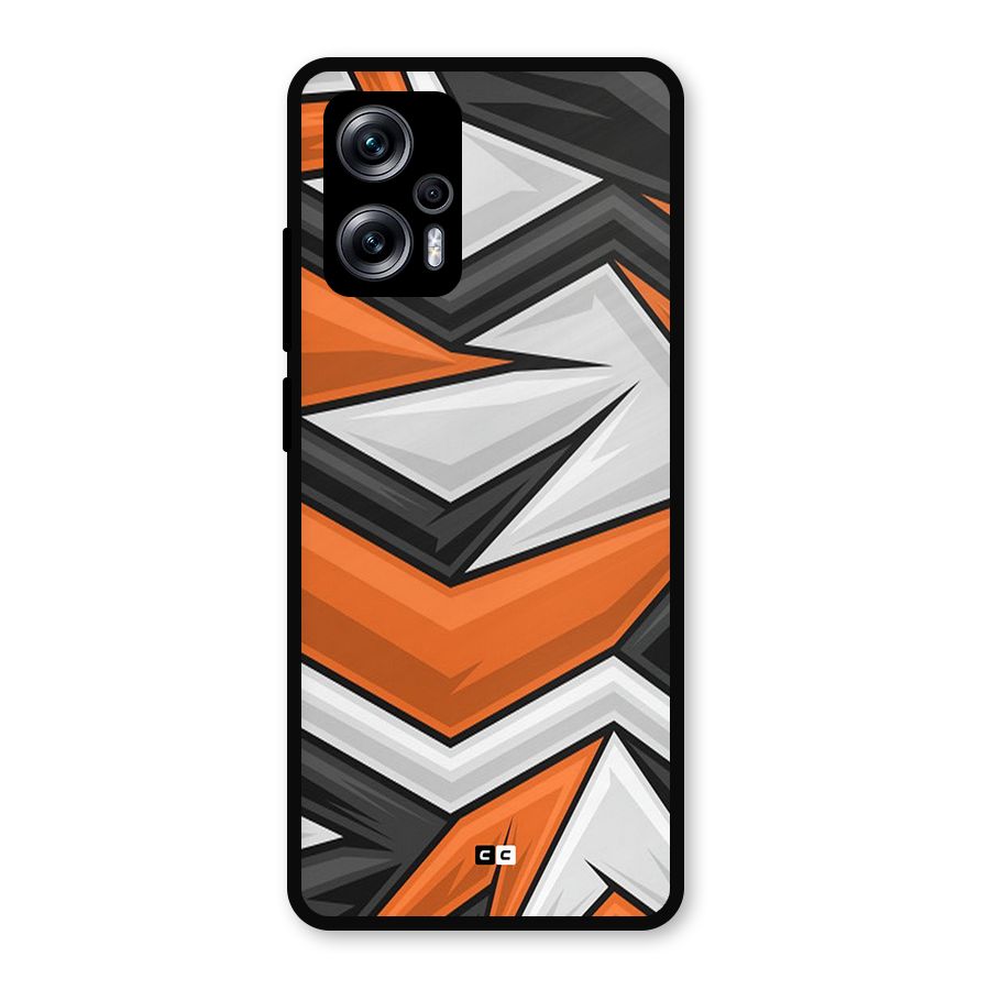 Abstract Comic Metal Back Case for Redmi K50i