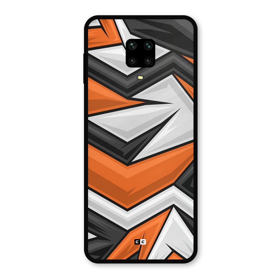 Abstract Comic Metal Back Case for Redmi Note 9 Pro Max