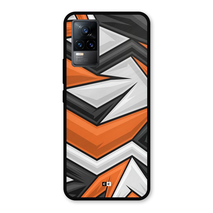 Abstract Comic Metal Back Case for Vivo Y73