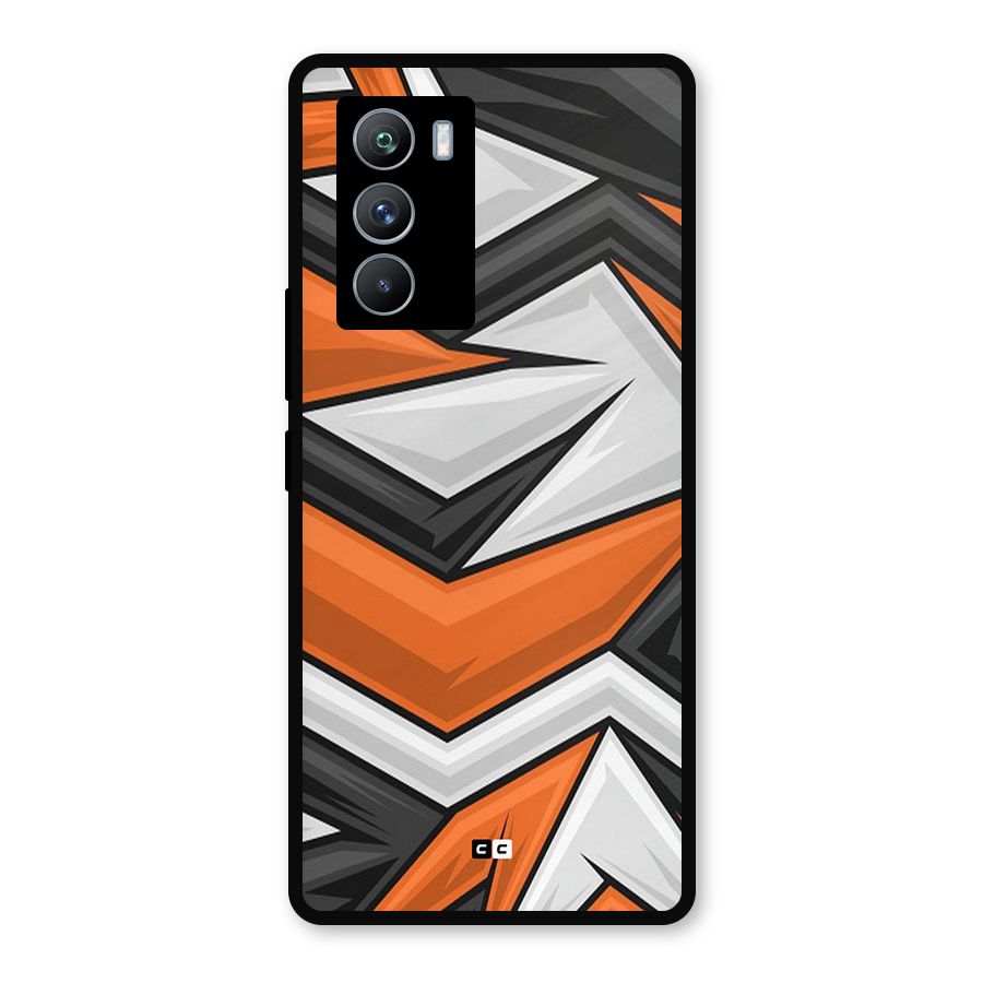 Abstract Comic Metal Back Case for iQOO 9 SE
