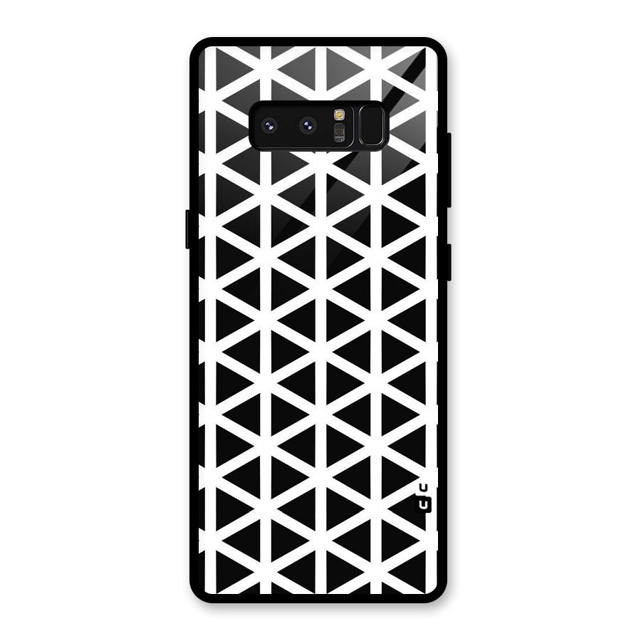 Abstract Geometry Maze Glass Back Case for Galaxy Note 8