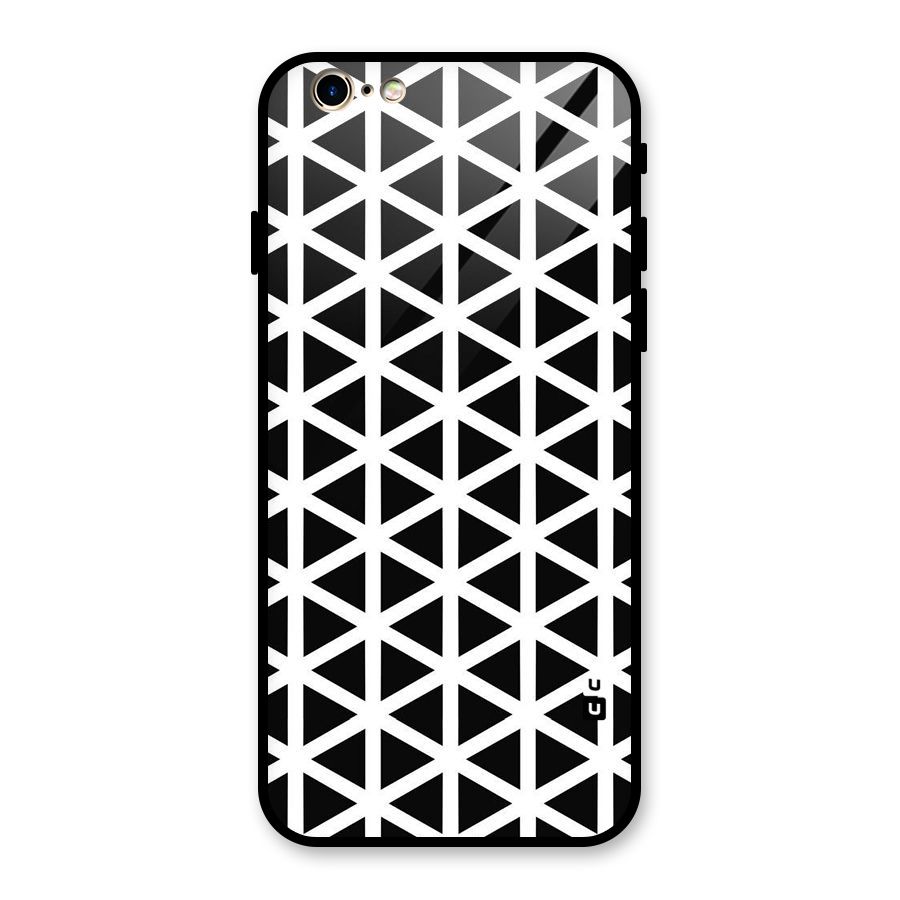 Abstract Geometry Maze Glass Back Case for iPhone 6 6S