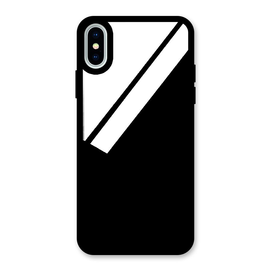 Abstract Geometry  Glass Back Case for iPhone X