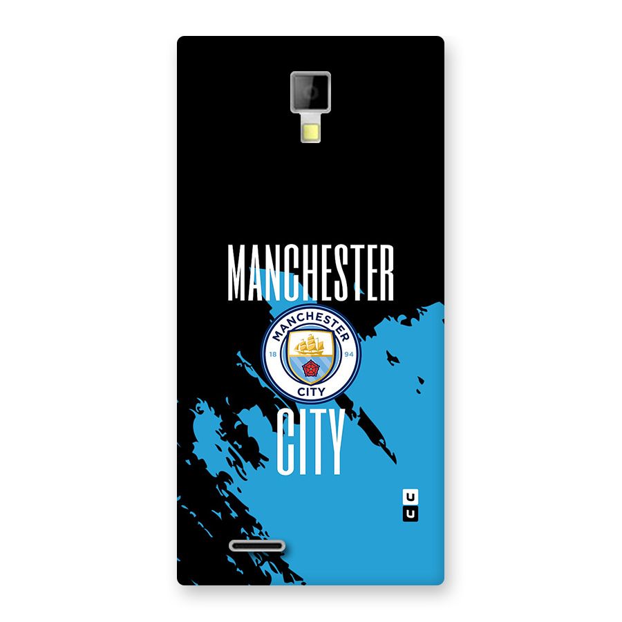 Abstract Manchester Back Case for Canvas Xpress A99