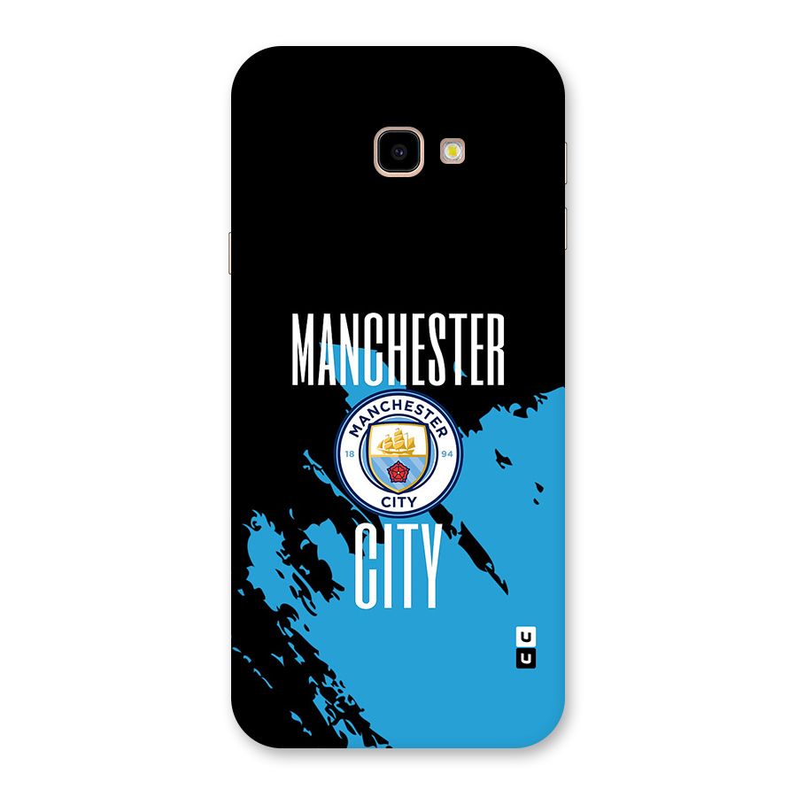 Abstract Manchester Back Case for Galaxy J4 Plus