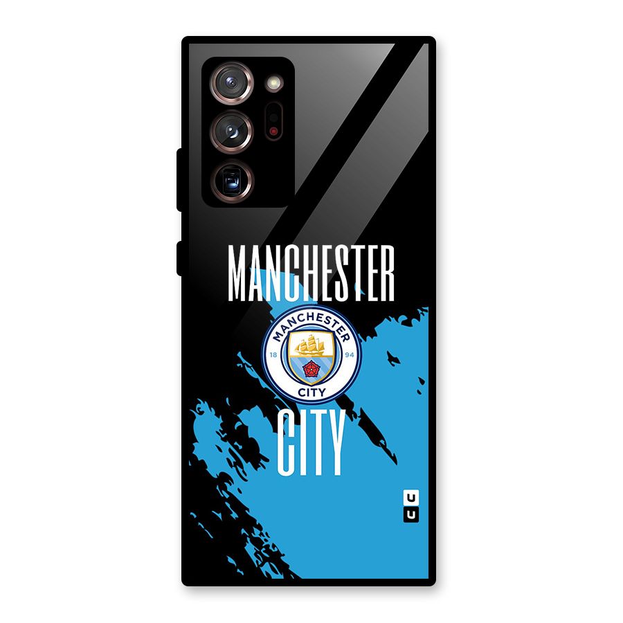 Abstract Manchester Glass Back Case for Galaxy Note 20 Ultra 5G