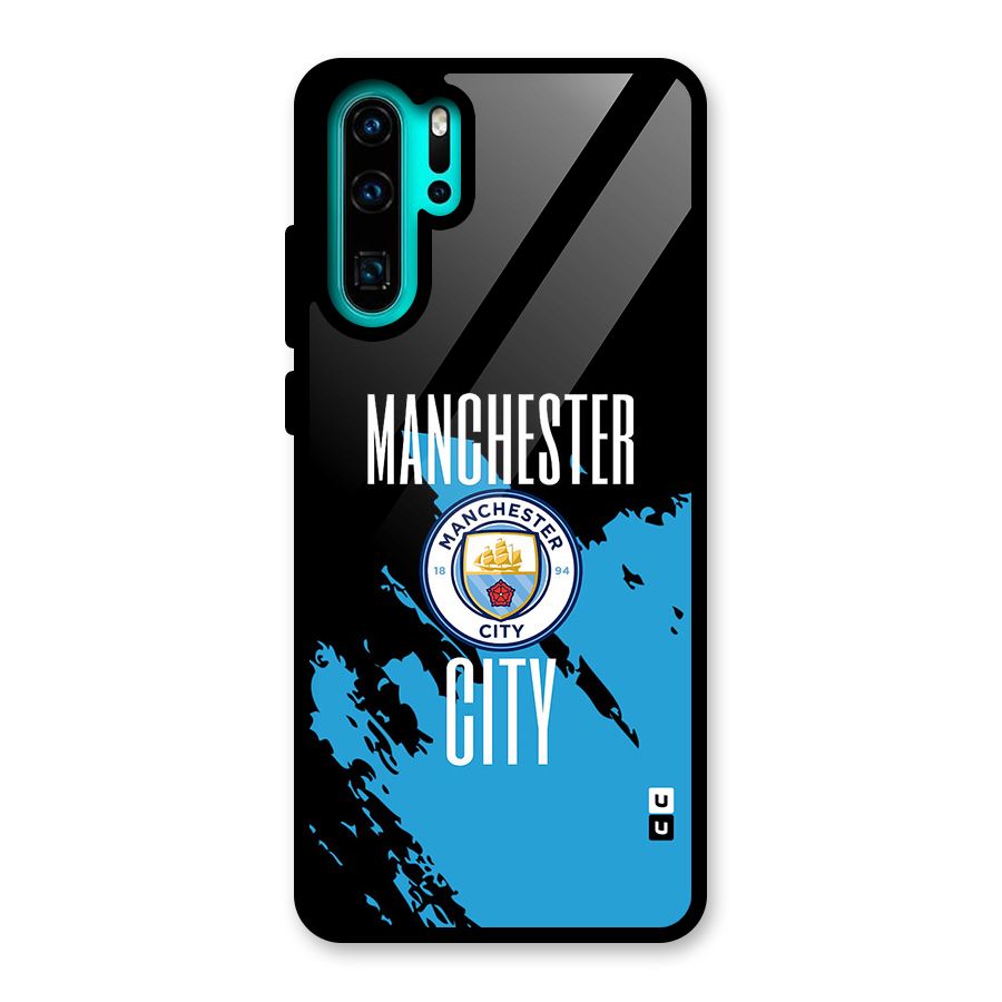 Abstract Manchester Glass Back Case for Huawei P30 Pro